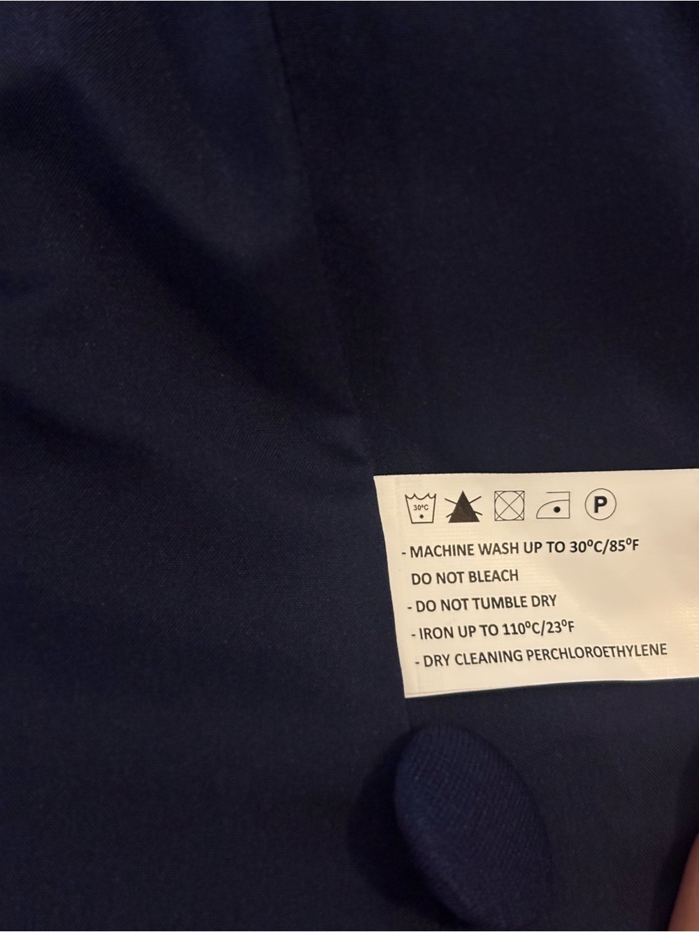 Tailored Women's Navy Single-Button Blazer - Picture 6 of 6